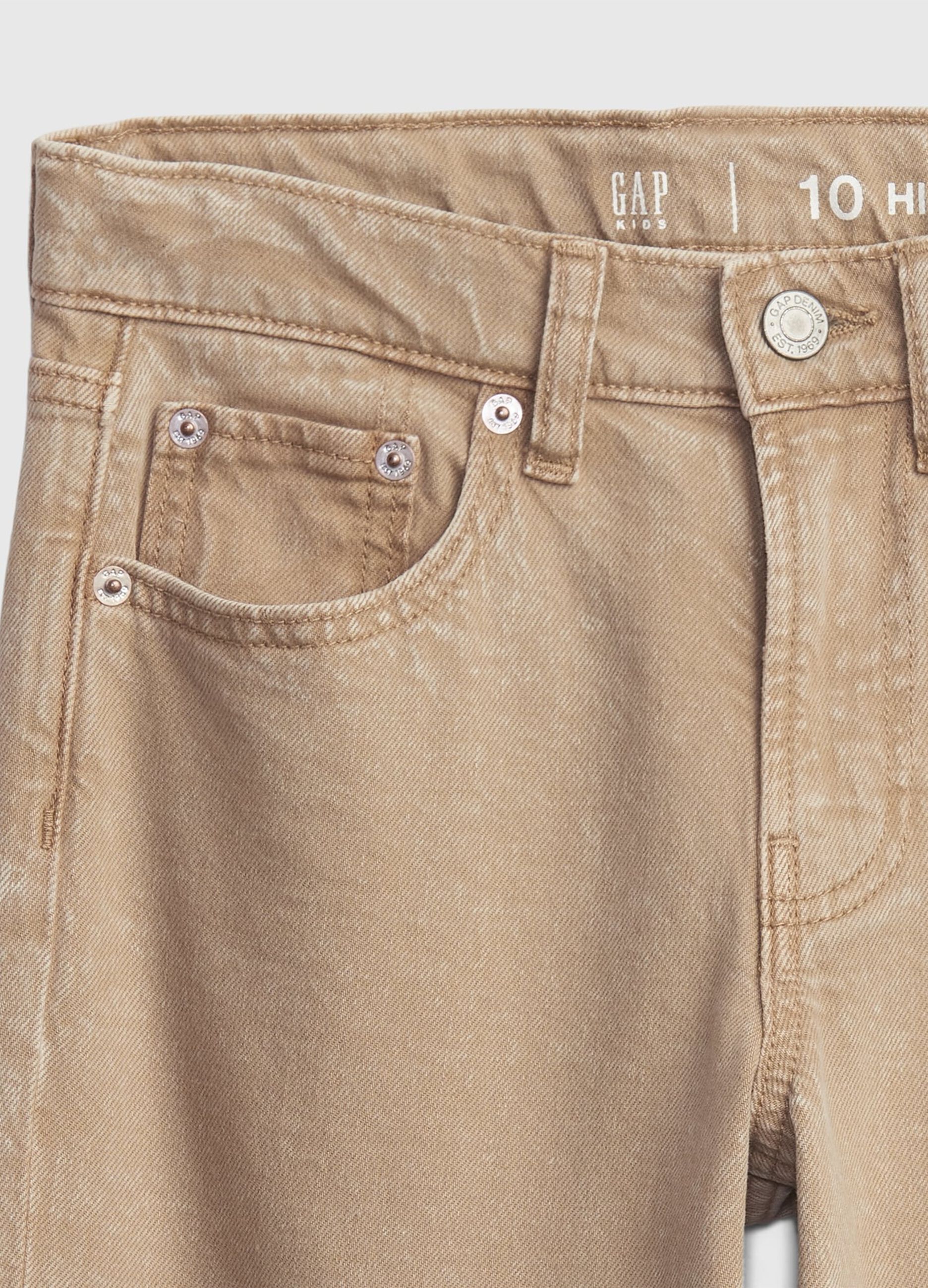 High-rise jeans with five pockets