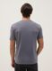 Grey slim fit stretch cotton T-shirt_2