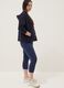 Leggings blu in cotone elasticizzato skinny fit_3