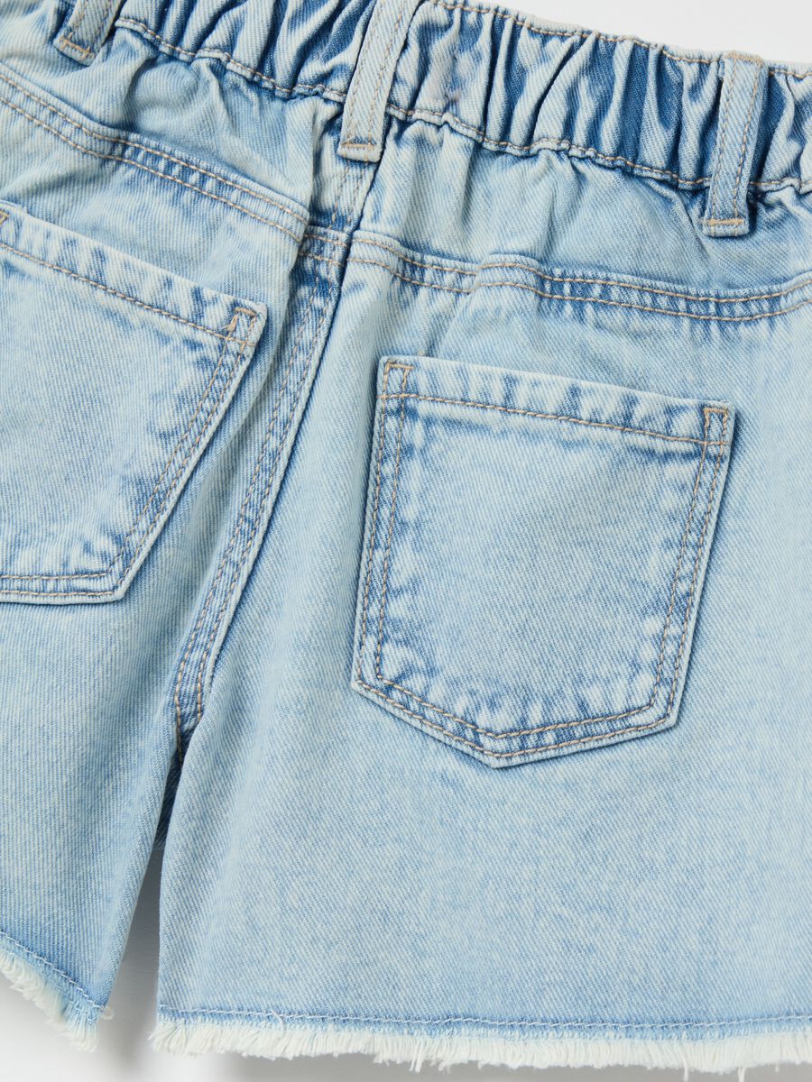 Denim shorts with butterflies embroidery_3