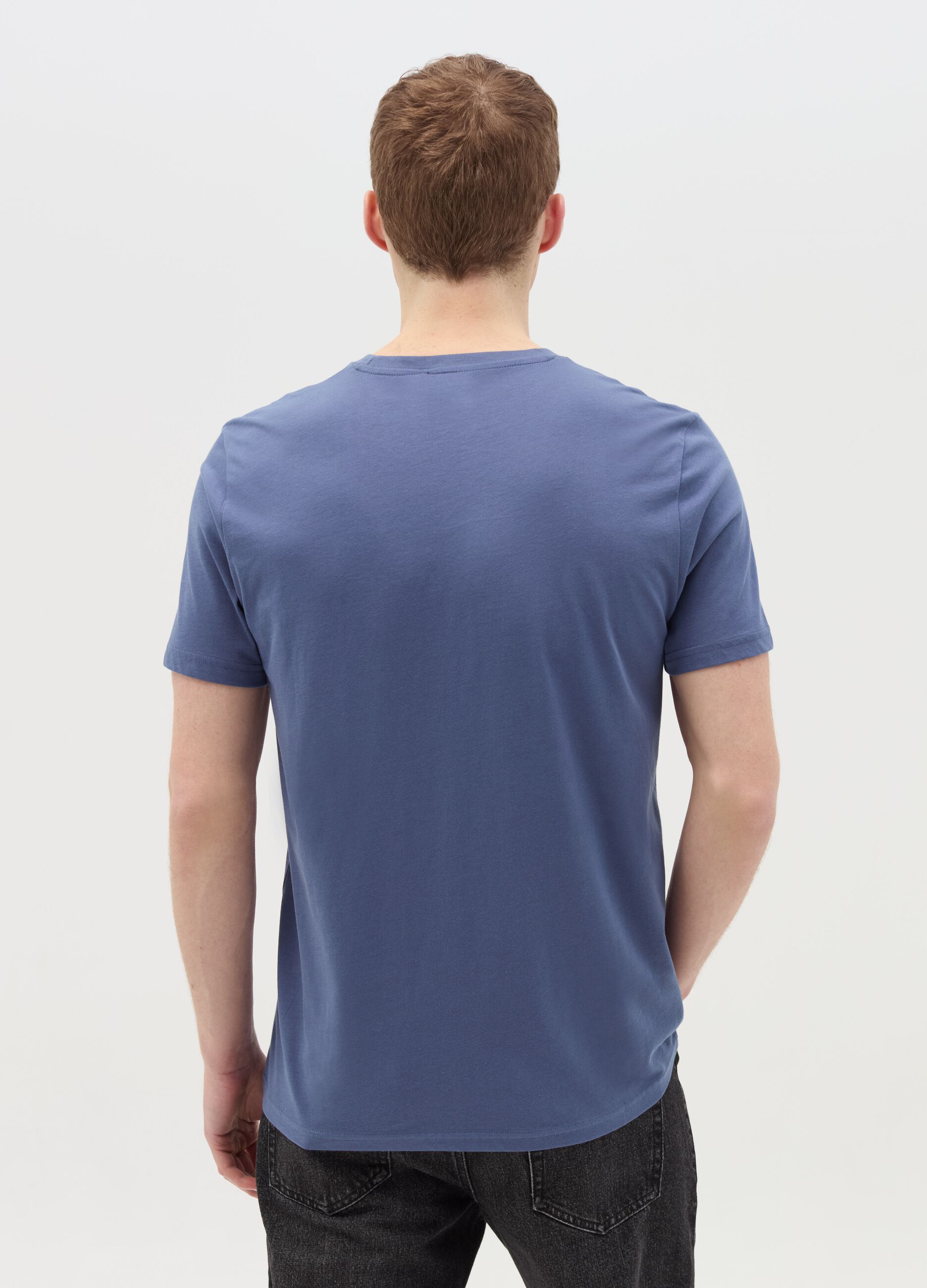 Regular-fit T-shirt in cotton