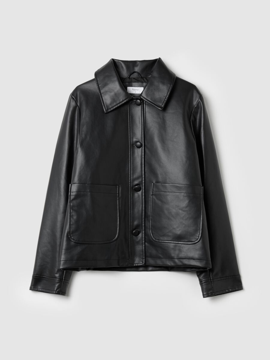 Glossy-effect shacket_4