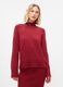 Cropped sweater with mock neck and raglan sleeves_0