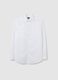 White pure cotton shirt regular fit_4