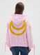 Pink cotton-blend hoodie regular fit with Sailor Moon print_2