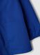 Blue kids&rsquo; school smock with gaming print and white collar_3