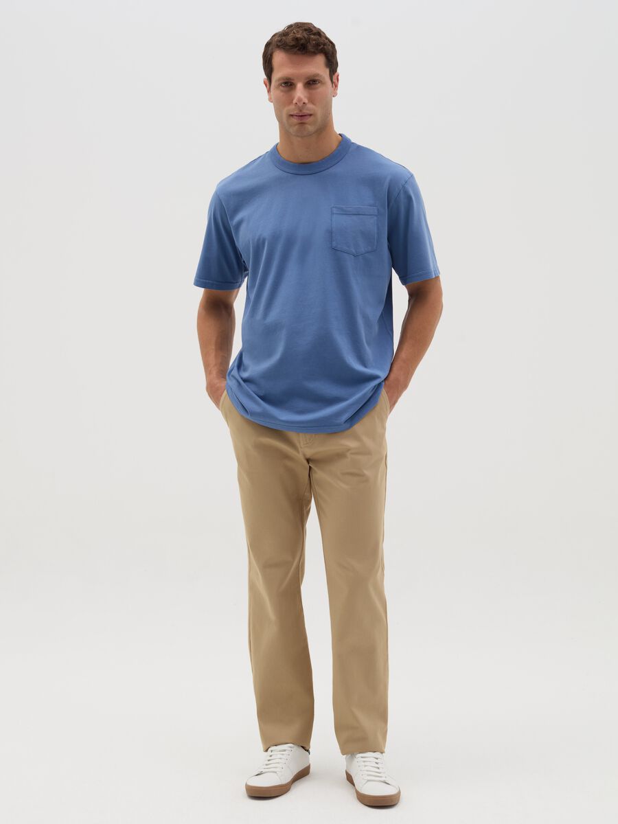 Relaxed-fit T-shirt in cotton with pocket_1