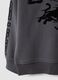 Grey cotton-blend crew-neck racing print sweatshirt for boys_2