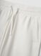 White relaxed-fit cotton-blend shorts_5