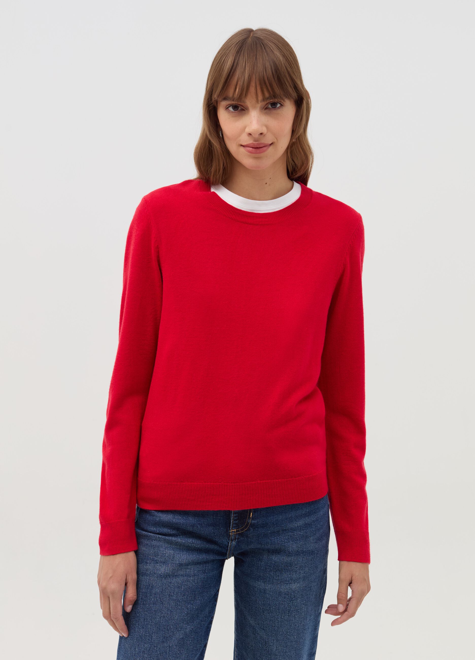 Maglioni rossi donna hot sale