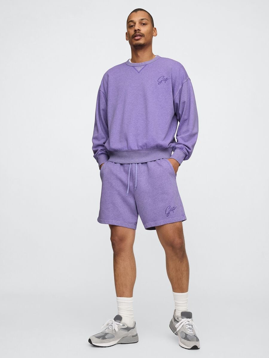 Gap purple shorts in cotton-polyester blend_2