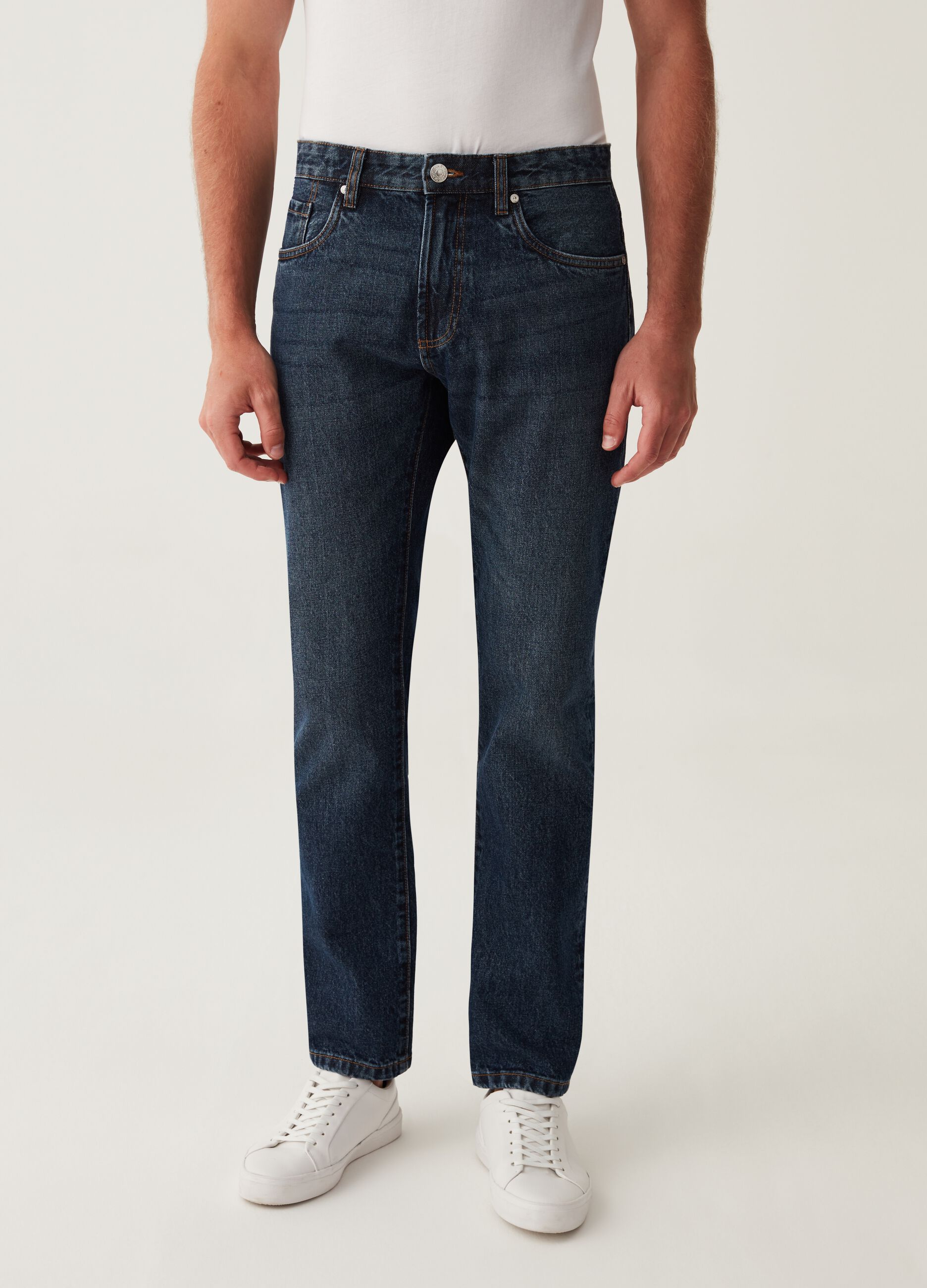 Jeans regular fit acid wash_1