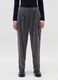 Carrot-fit trousers in corduroy with darts_1