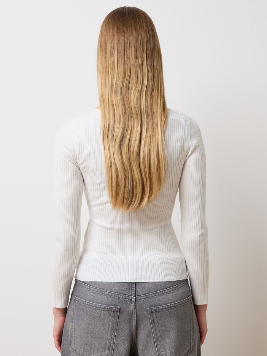 Maglione bianco fitted_3