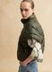 Green padded jacket regular fit_0