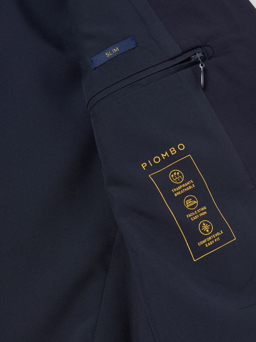 Tech easy-fit blazer in technical fabric_5