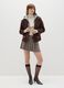 Brown hooded coat with oversized fit_1