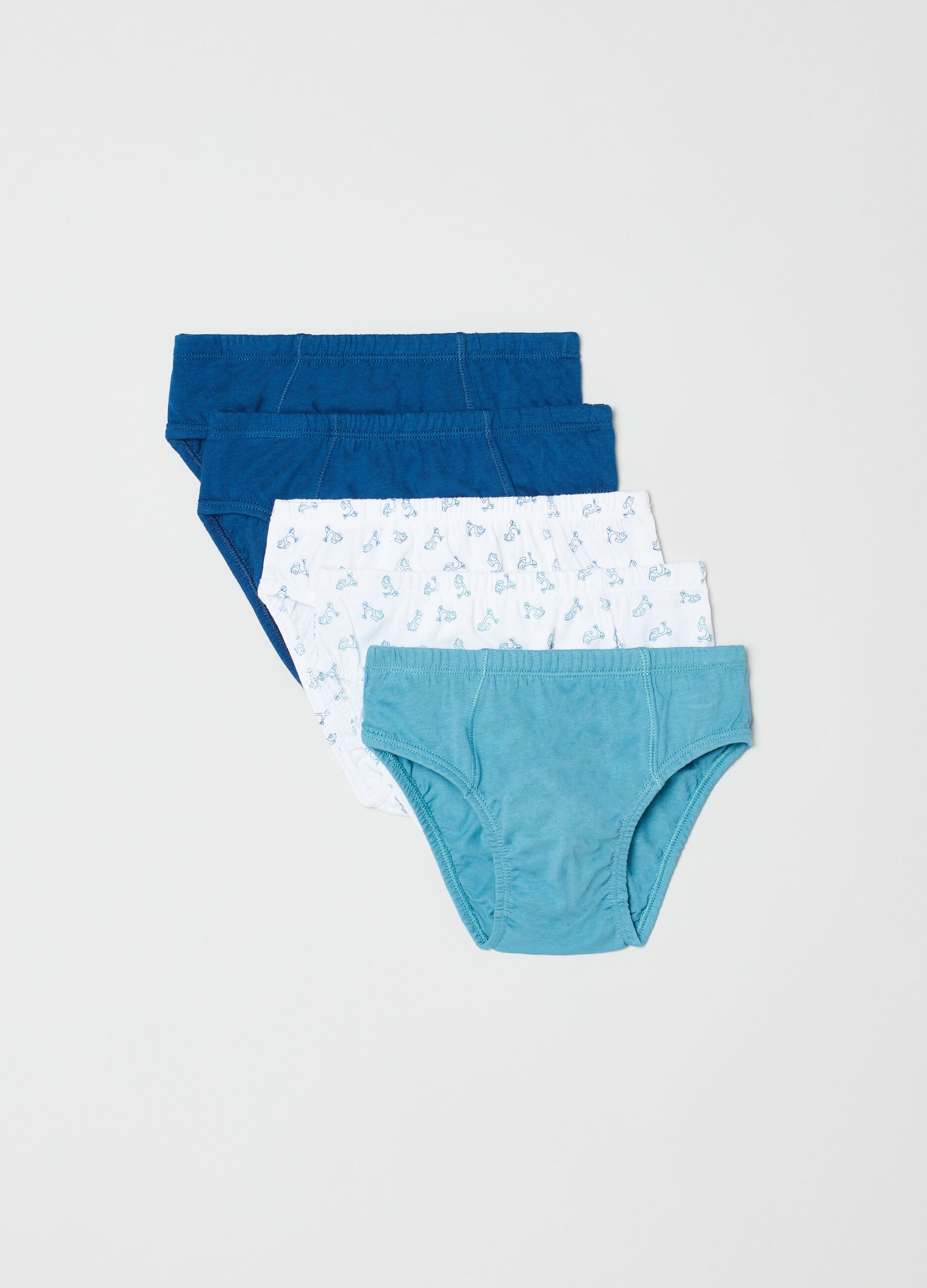 Multipack cinque slip in cotone biologico_0
