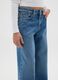 Girls' Wide Leg Blue Pure Cotton Jeans_2