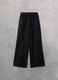 100% Linen Wide-Leg Trousers Black_6