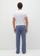 Pure Cotton Blue Regular Fit Pyjama Trousers_2