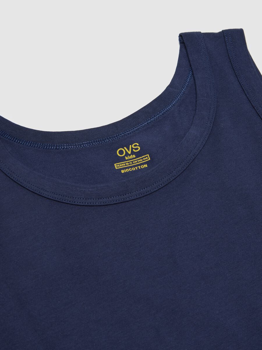 Boys' Multicolour Cotton Undershirt Duo Pack Regular Fit_2