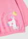 Girl's pink unicorn pure cotton pyjamas_2