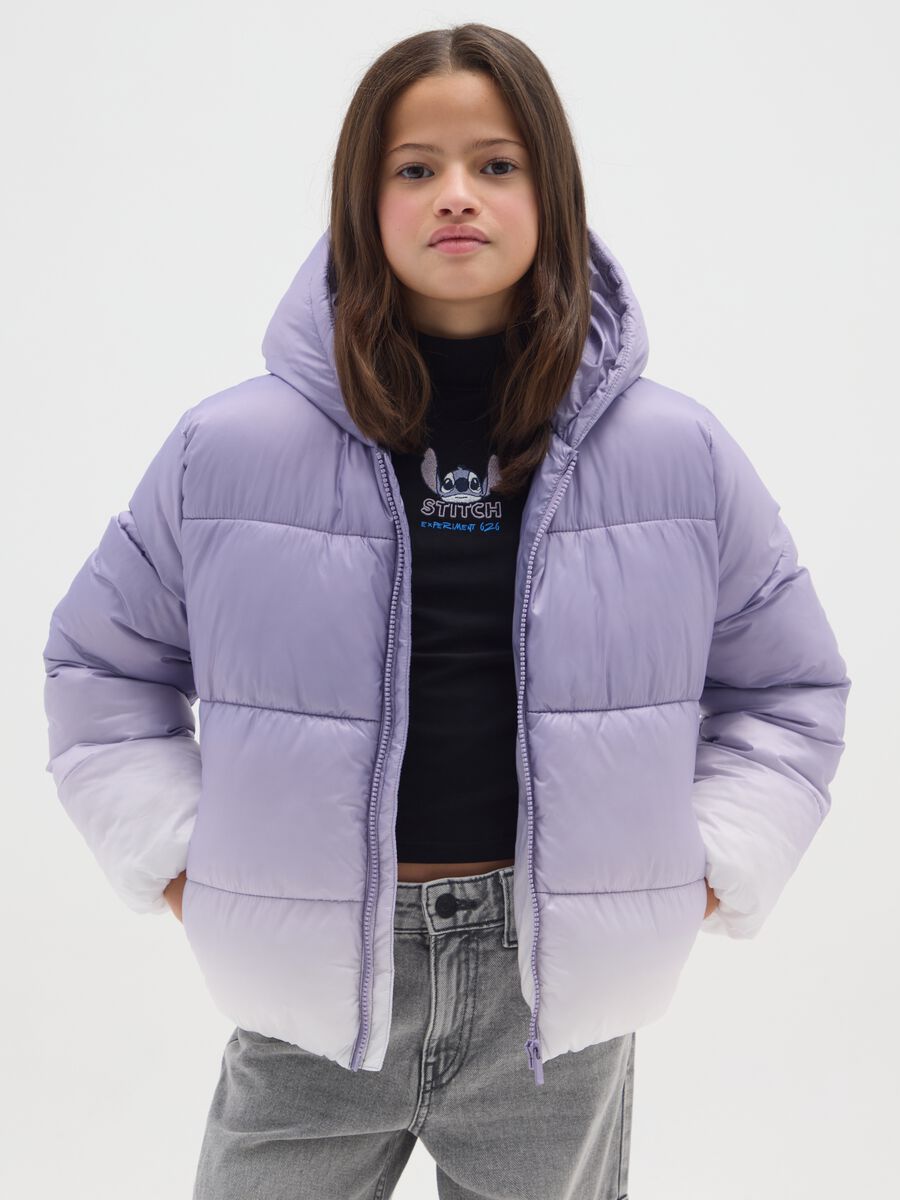 Giacca imbottita multicolor da ragazza regular fit_0