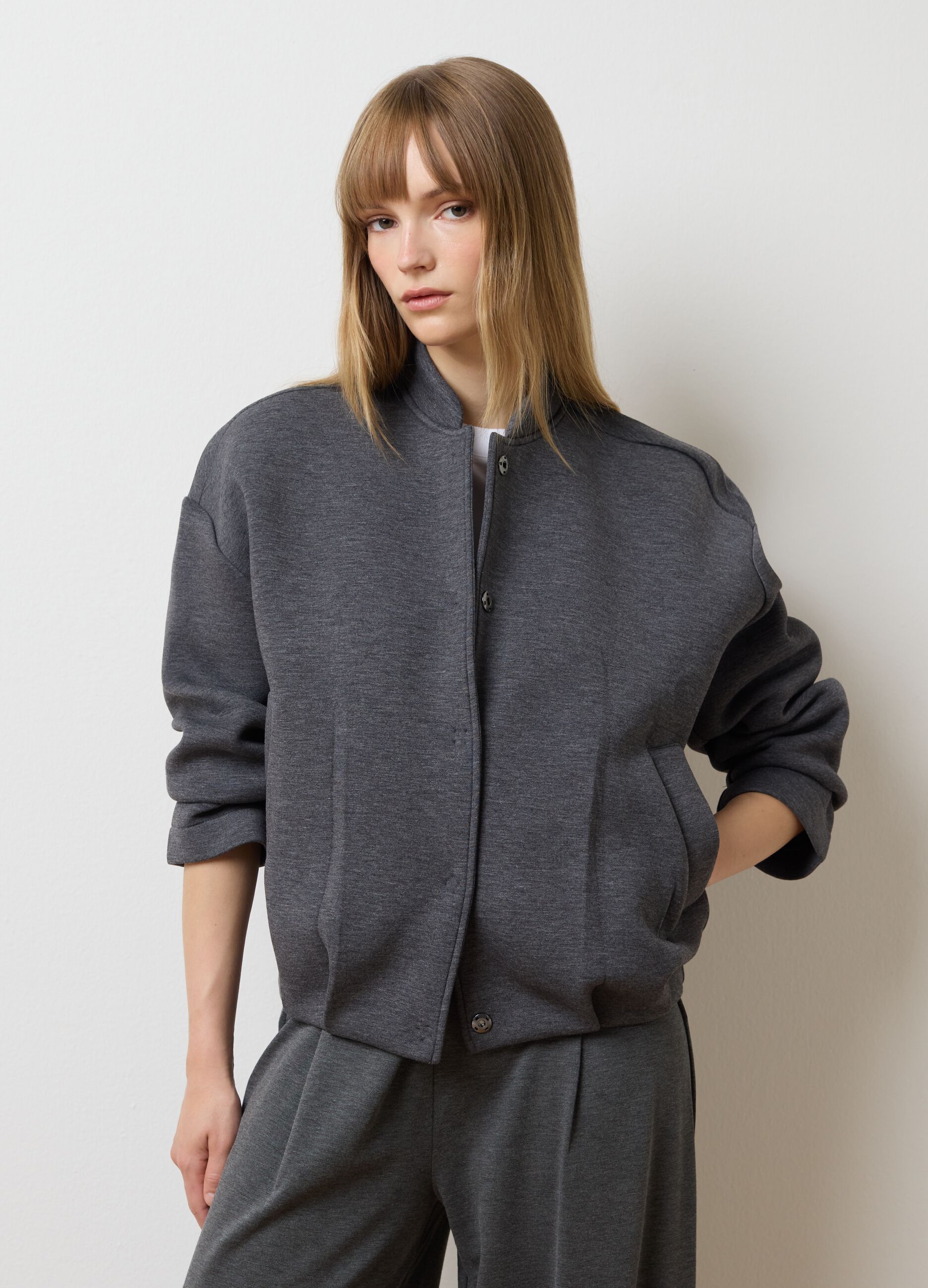 Heather Grey Regular Fit Sweatshirt