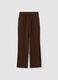 Brown checked regular fit trousers_4