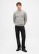 Grey Cotton Blend Jumper_0