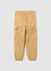 Children's Stretch Beige Cotton Trousers_4