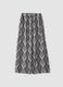 Blue pure-viscose trousers with all-over print, regular fit_4