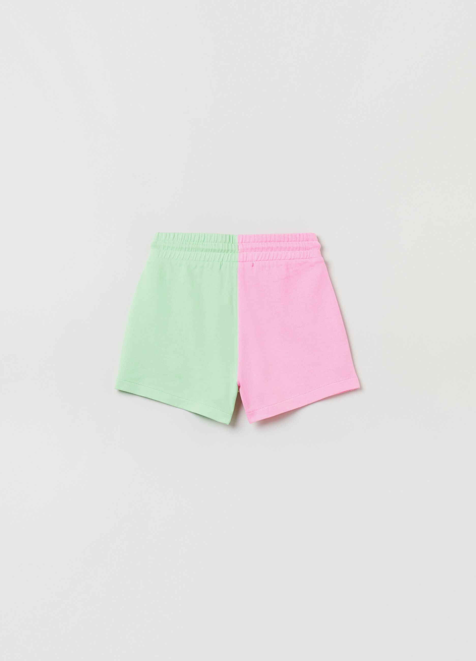 Shorts bicolore con ricamo Love Therapy_1