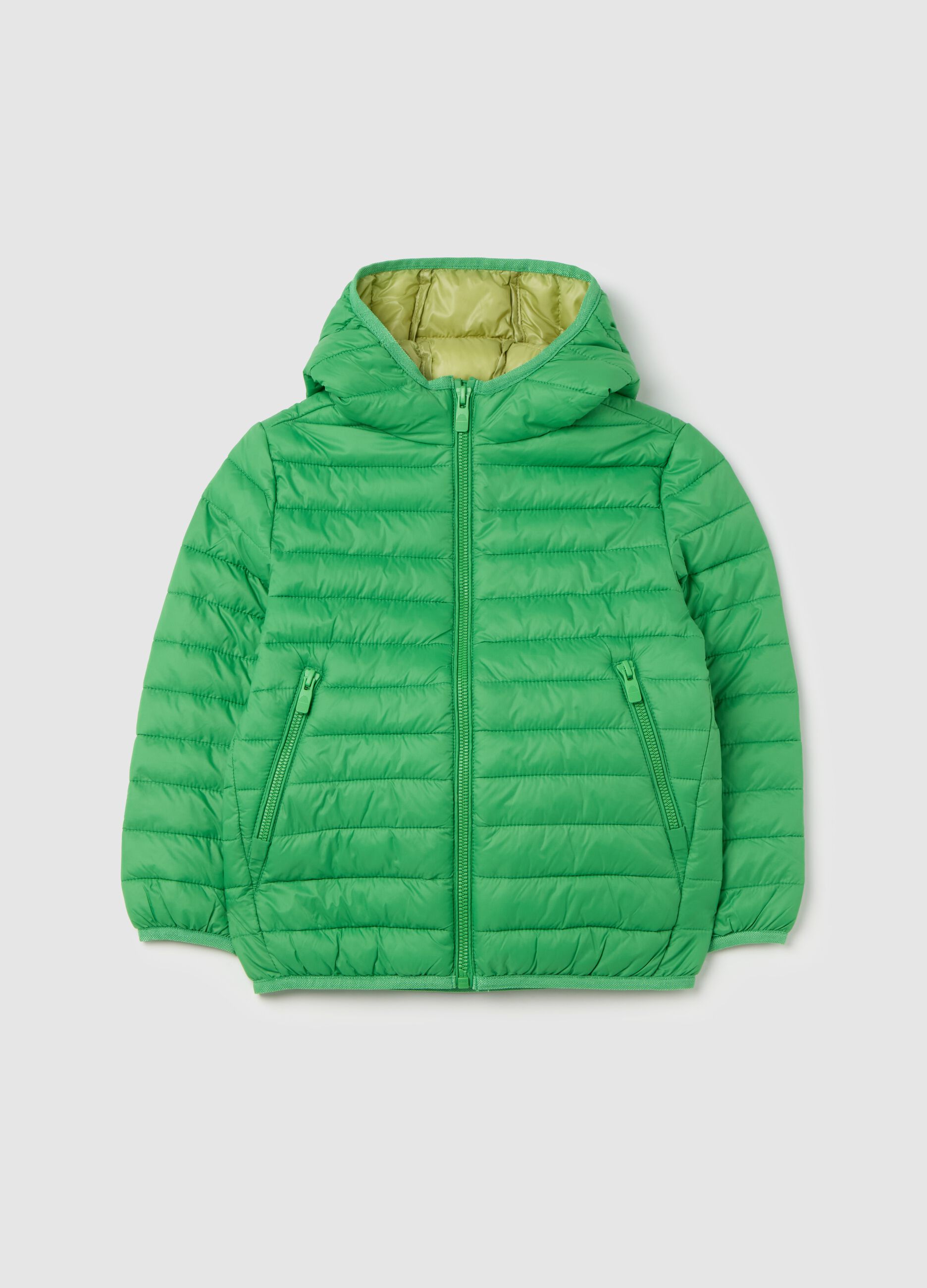 Ultralight down jacket with hood