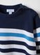 Regular fit multicolour striped pure cotton jumper for boys_2