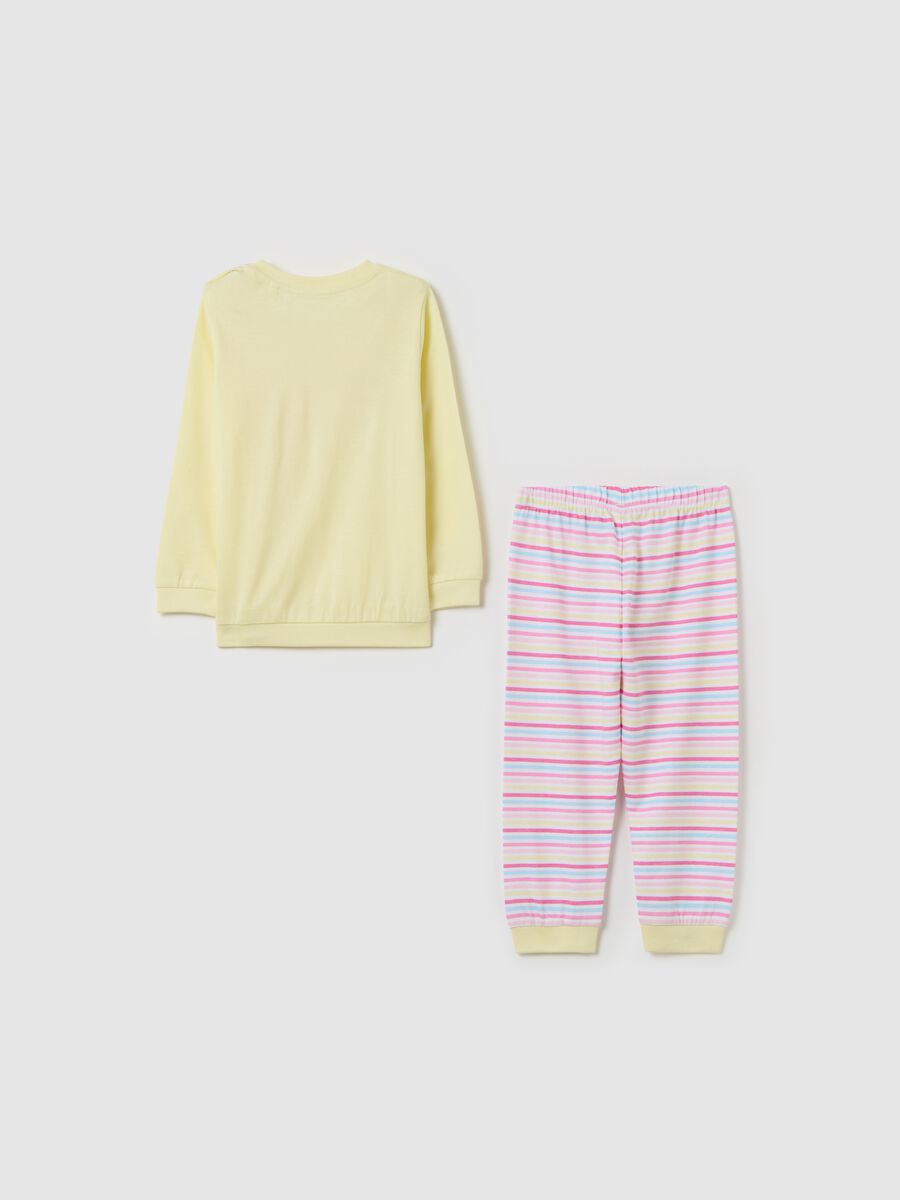 Organic cotton pyjamas with "Rainbow Wonderland!" print_1