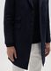 Long blue checked coat regular fit in houndstooth_3