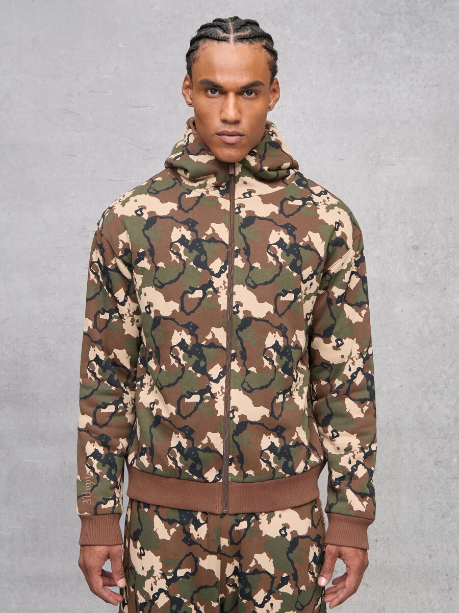 Reversible Camouflage Teddy Full-Zip Hoodie_1