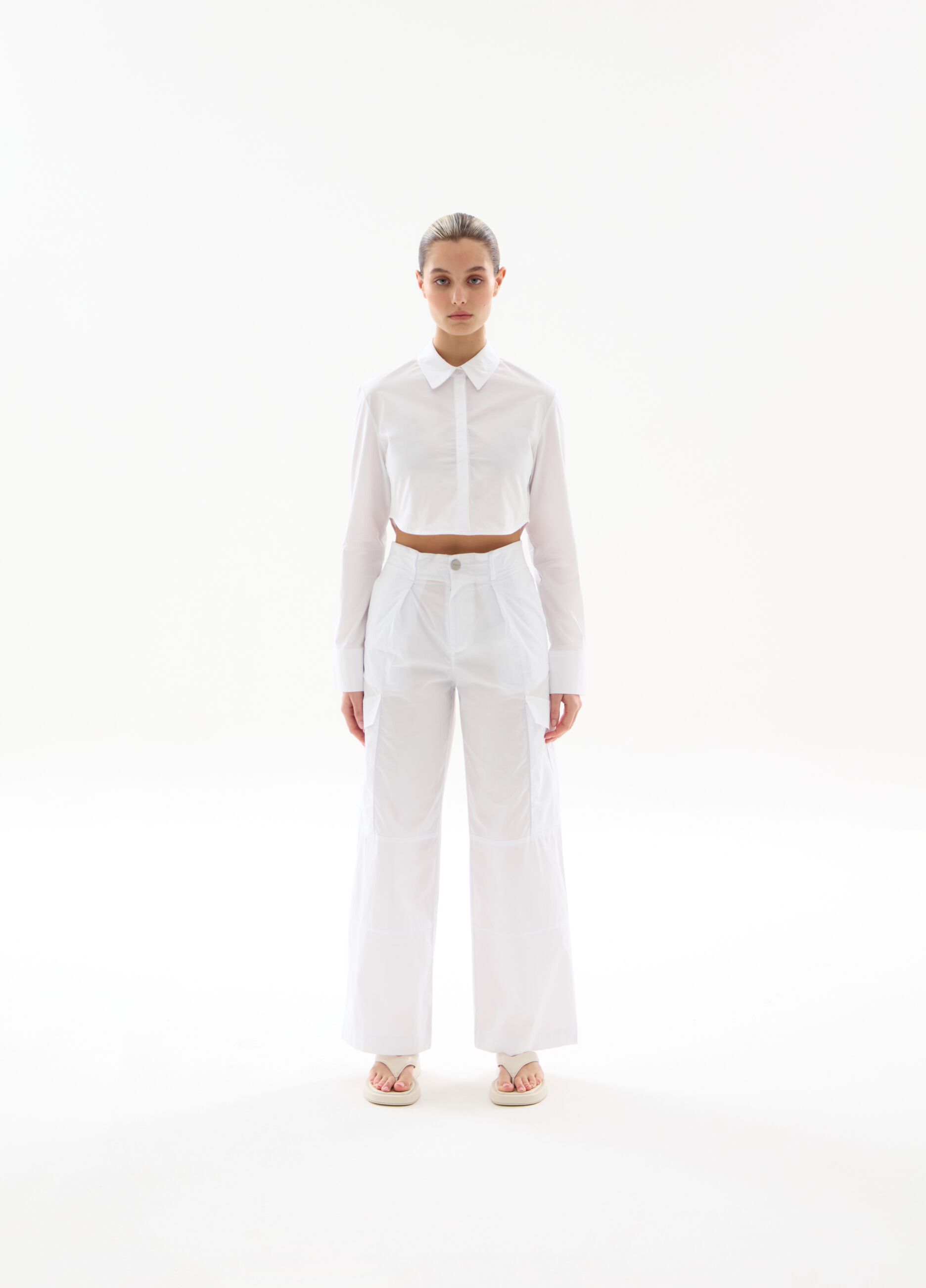 Crop Shirt White
