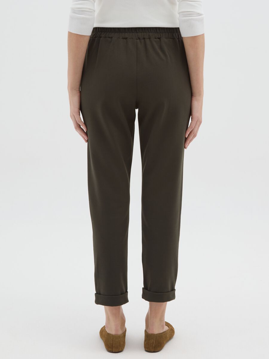 Pantaloni verdi regular fit_2