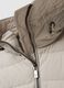 Beige padded jacket with hood_5