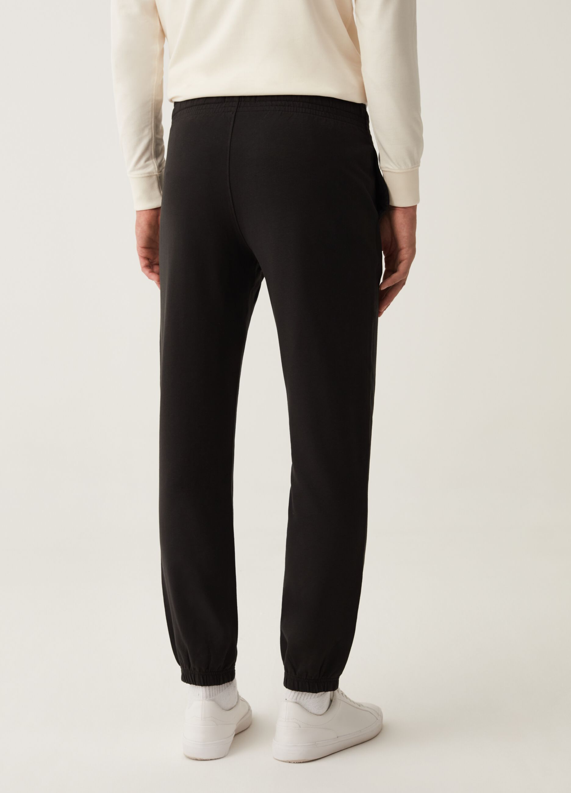 Joggers straight fit in French Terry_2