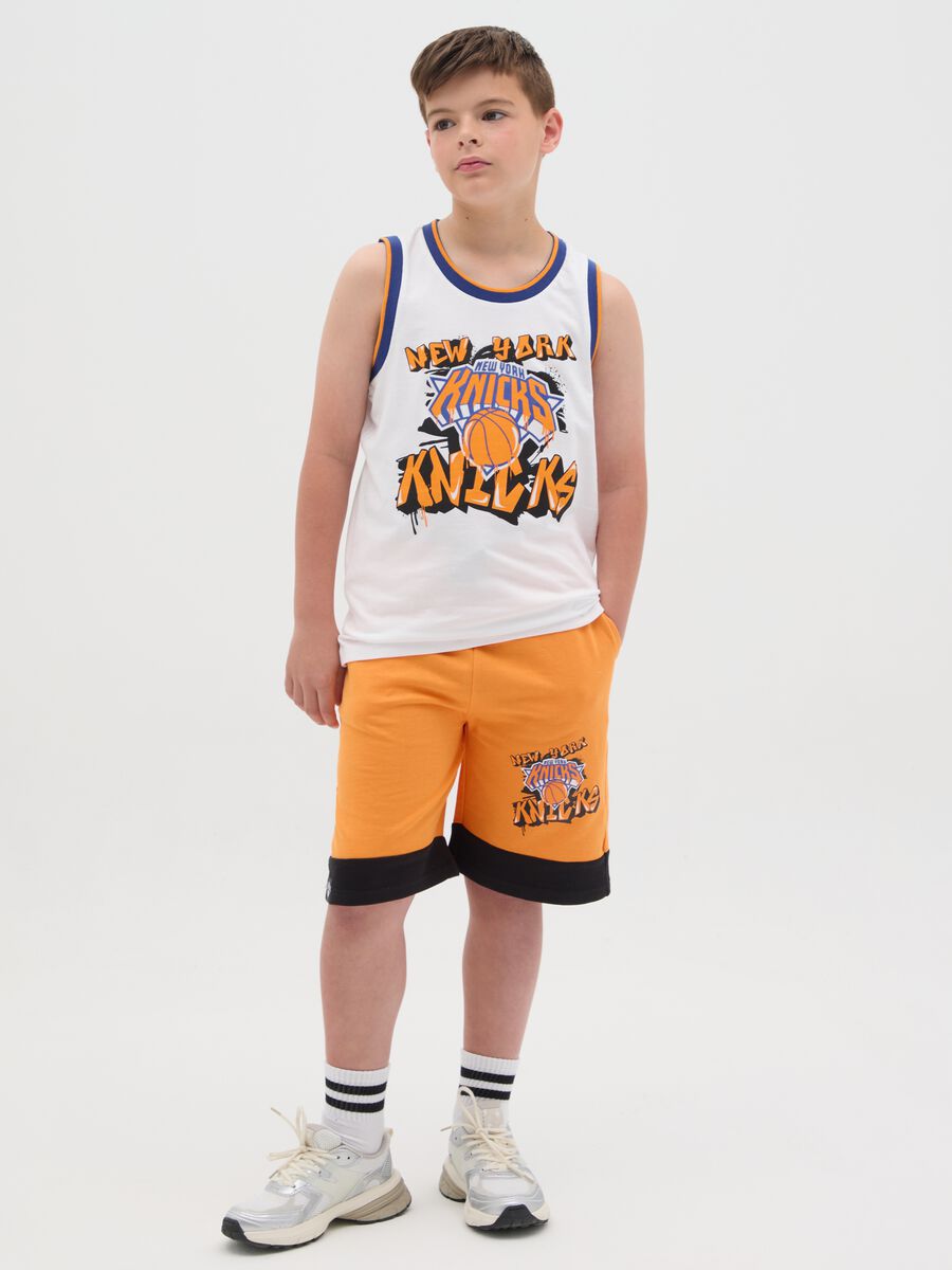 OVS Kids Orange Cotton Shorts_0