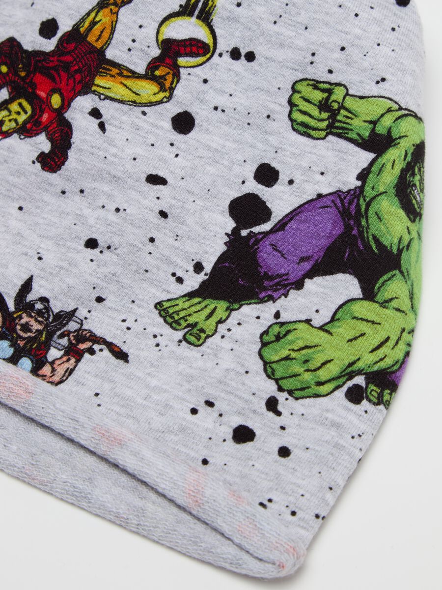 Jersey hat with Superheroes print_1