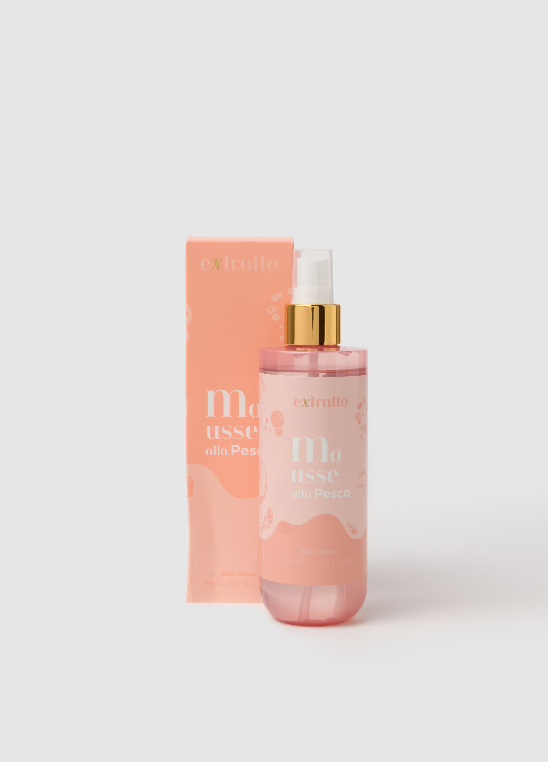 Body Spray per il corpo con note di pesca e tamarindo, vivace e dolce, fresco e intenso.