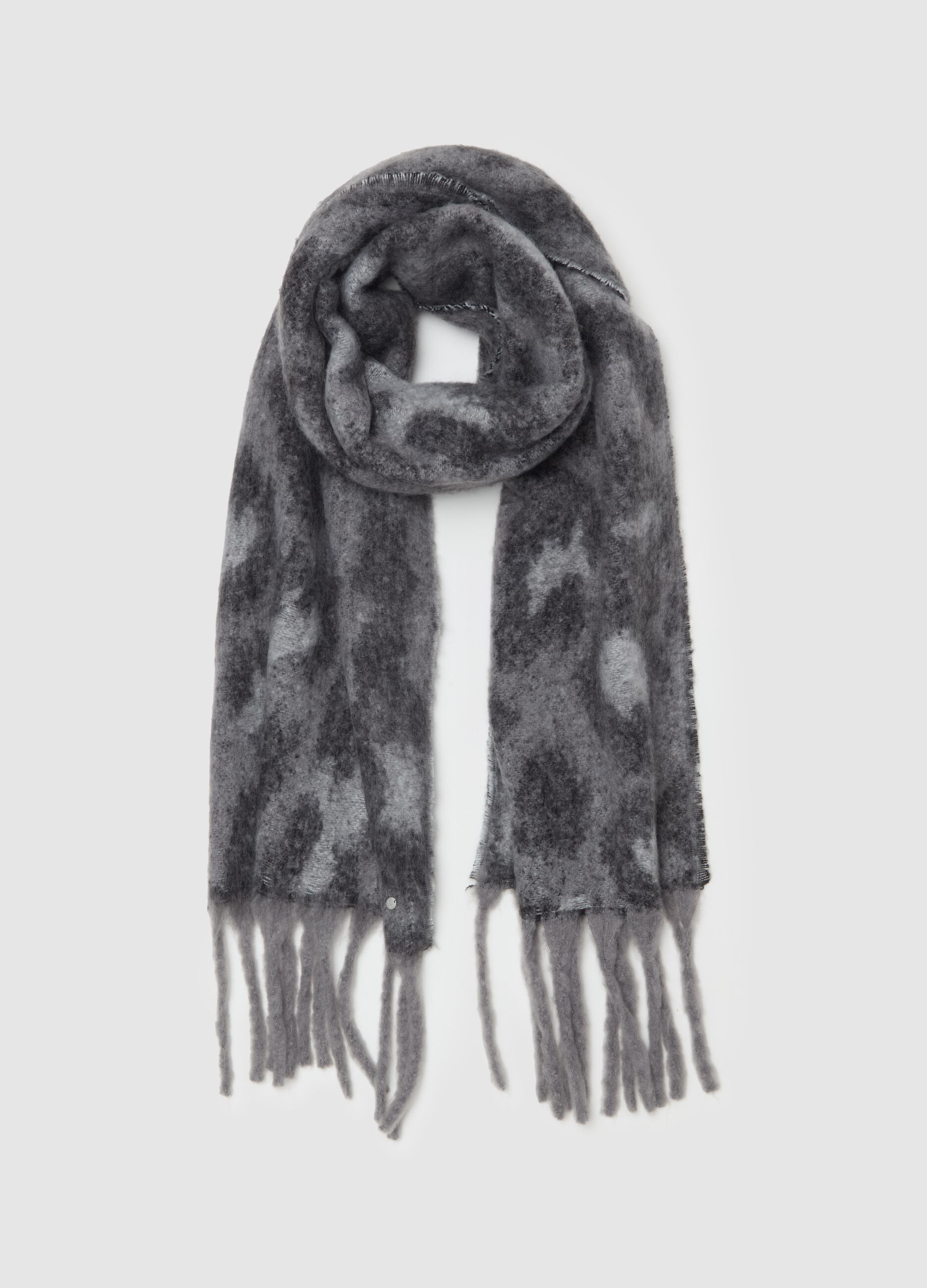 Sciarpa animalier con frange LULAH D. da Donna OVS