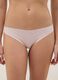 Slip a brasiliana in cotone elasticizzato rosa regular fit_1