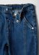 Boys' Regular Fit Blue Denim Pure Cotton Trousers_3