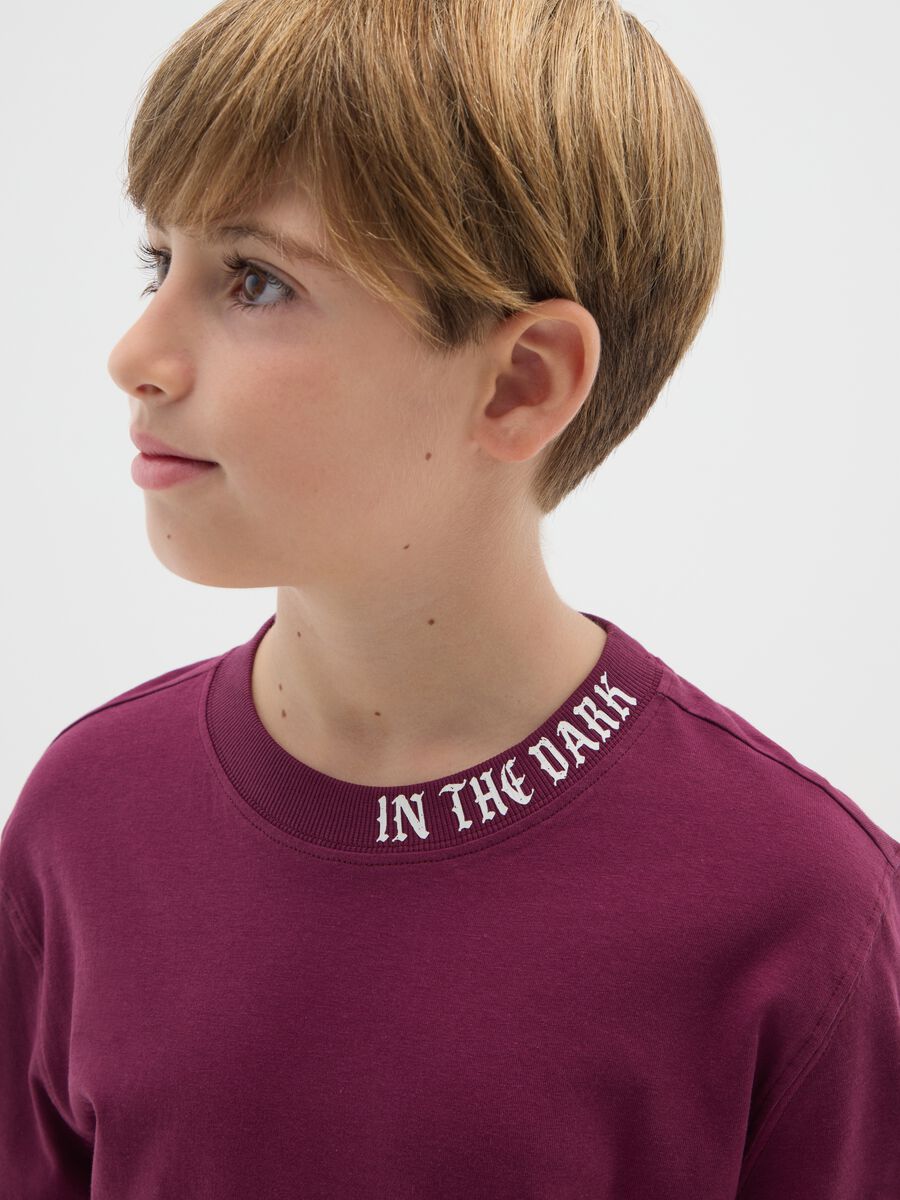 Boys' regular fit pure cotton red jumper_2